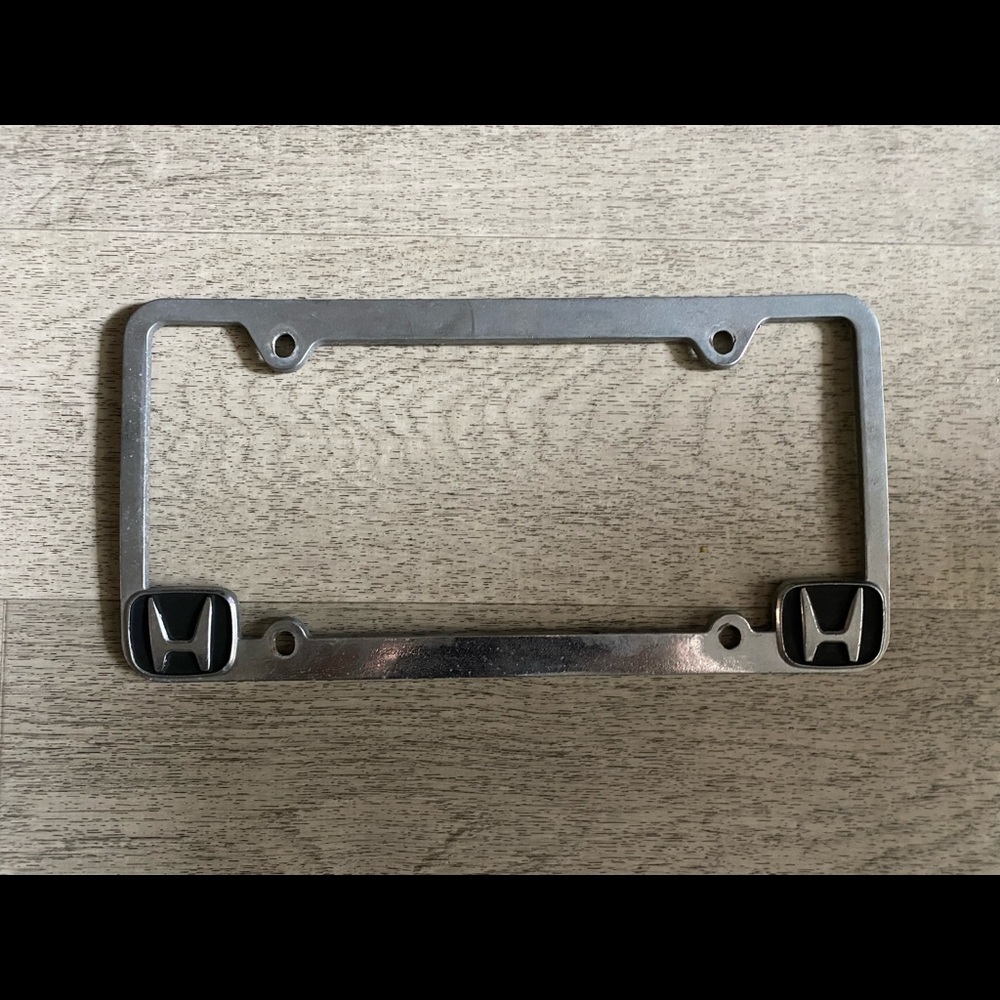 Honda License Plate Frame